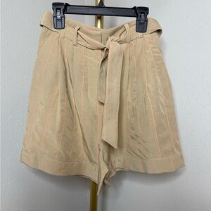 NWT Guess Hilena beige striped shorts